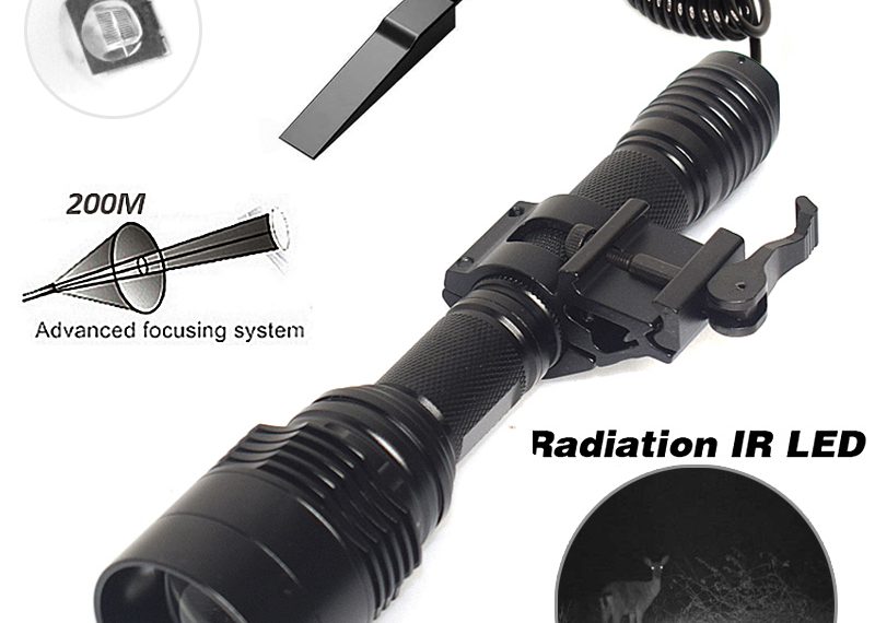 850NM 940NM wire-controlled tactical infrared night vision device fill light lighting strong light long-range flashlight